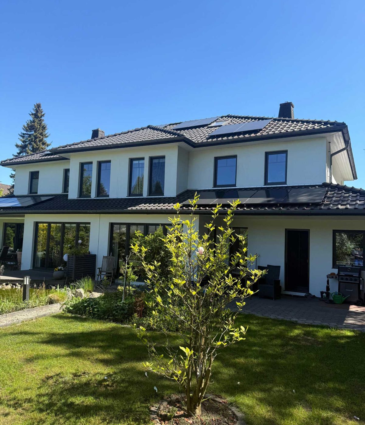Moderne Energietechnik für ein Doppelhaus in Bremerhaven
